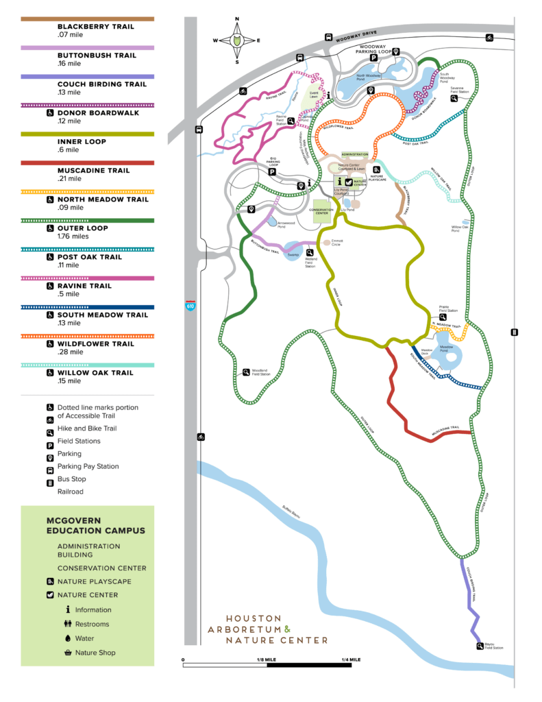 Map Image   Houston Arboretum & Nature Center